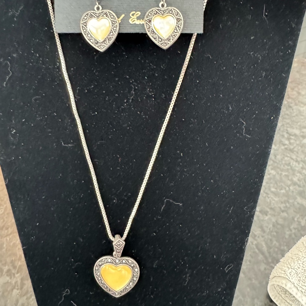 Park Lane Love Story Necklace and Earrings Set